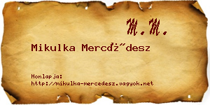 Mikulka Mercédesz névjegykártya